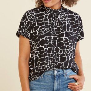 Peyton Jensen Gia Mock Neck Top XL